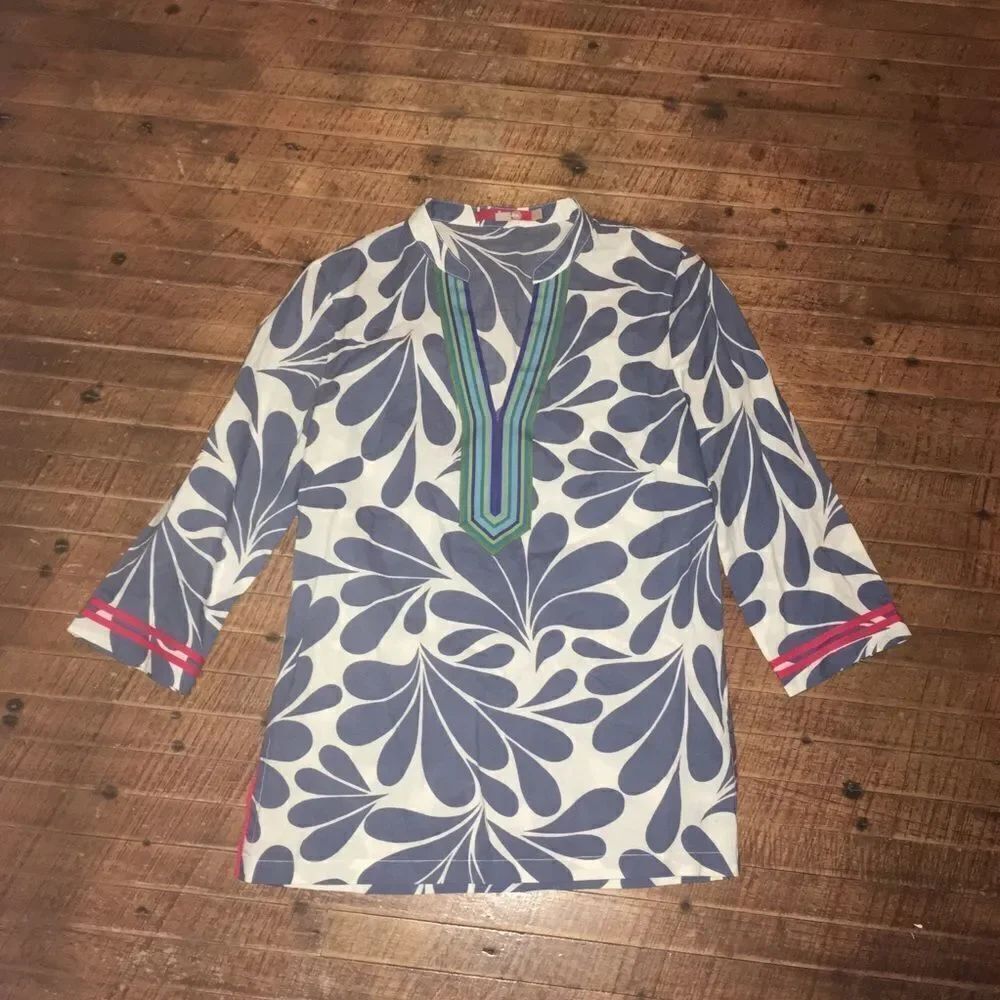 Boden water droplet India style boho ethereal tunic